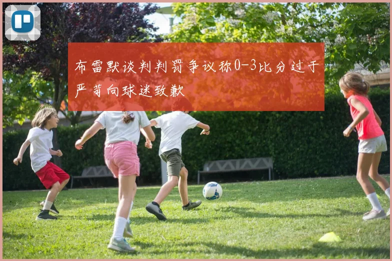 布雷默谈判判罚争议称0-3比分过于严苛向球迷致歉